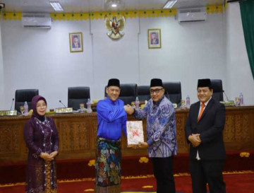 Bupati Kampar Hambali SE, MBA, MH, Sampaikan Pidato jawaban Pemerintah Terhadap Ranperda APBDP 2024