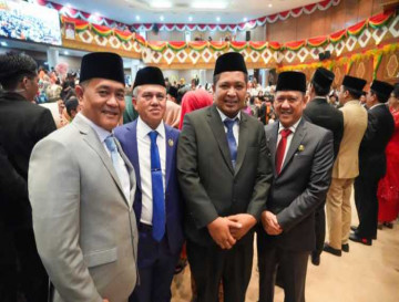Bupati Hadiri Rapat Paripurna DPRD Provinsi Riau,Rangka Pengucapan Sumpah/Janji Anggota DPRD