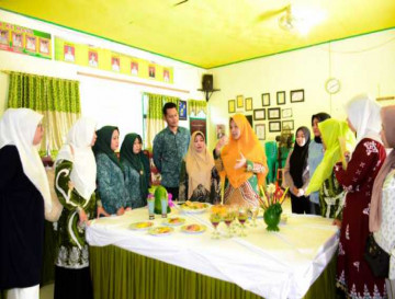 Pj. Ketua TP PKK Kab. Kampar Evaluasi Dan Tinjau Persiapan Lomba Cipta Menu B2SA Untuk Tingkat