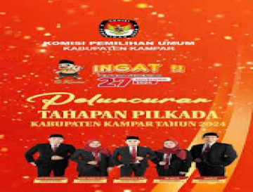 Peluncuran Tahap Pilkada Kabupaten Kampar 2024