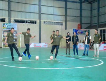 Pj Sekda Kampar Buka Secara Resmi Open Turnamen Futsal Dandim 0313-KPR Cup I