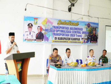 Pemkab Kampar Gelar Sosialisasi Transportasi Aglomerasi OCU Trans Untuk Kemudahan Mobilitas
