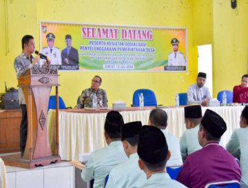 rAhmad Yuzar : Jalankan Roda Pemerintahan Desa yang Transparan , Akuntabel , dan Efektif.