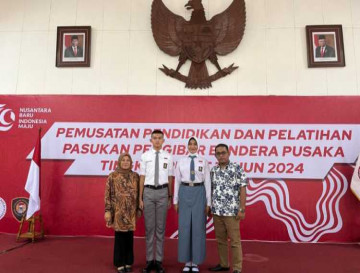 Wakili Riau Pada Paskibraka Tingkat Nasional, Putri Terbaik Kampar Kamilatun Nisa,