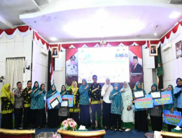 Kecamatan Bangkinang Raih Juara Satu Lomba Cipta Menu B2SA Tingkat Kabupaten Kampar Tahun 2024.