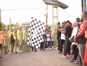 Pemerintah Kecamatan Kuok Gelar Jalan Santai Berhadiah dalam Rangka Menyambut HUT RI ke-79