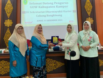 GOW Kab. Kampar Sambangi DYK Cab. Bangkinang, Dalam Rangka Kunker dan Sharring Kegiatan Organisasi