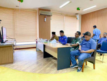 Kembali Pemkab Kampar Ikuti Rakor Inflasi dengan Kemendagri