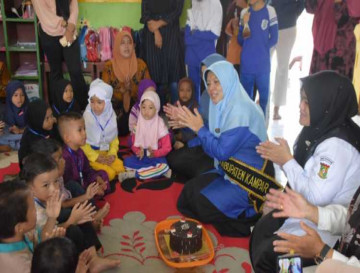 Bunda PAUD Kab. Kampar Laksanakan Monev MPLS Transisi Paud Ke SD Yang Menyenangkan.