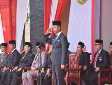 Pj Sekda Mengajak untuk menjadi Bangsa Yang Tangguh Demi mewujudkan Nusantara Baru, Indonesia Maju.