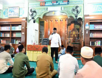 Peringatan Isra' Mi'raj 1445 H/2024 M Pemda Kampar Di Masjid At-Taubah