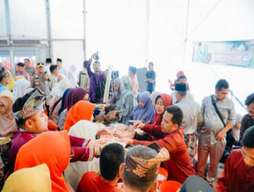 MTQ ke-42 Tingkat Provinsi Riau, Hanya Stand Bazar Kampar Sediakan Sate dan EsTebak Gratis