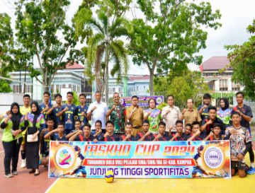 Turnamen Volly Faskho Cup Tahun 2024 Dalam Rangka Memperingati Hari Sumpah Pemuda Resmi di Buka