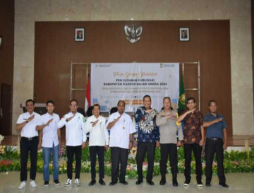 Asisten II Setda Kampar Suhermi, ST Buka FGD Penyusunan Publikasi Kabupaten Kampar Dalam Angka 2024