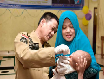 Pj Bupati Mengajak Seluruh Pihak Untuk Mensukseskan Pelaksanaan PIN Polio, Target Mencapai 95%.