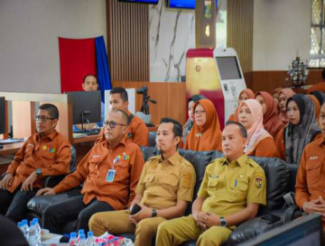 Wakili Pj Bupati Kampar, Kadis DLH Yuricho Efril Ikuti Peresmian 17 MPP