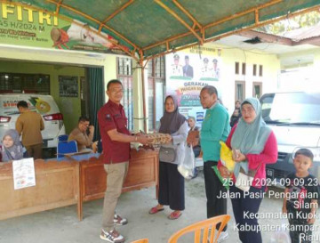 Komit Kendalikan Inflasi,  Kembali Pemkab Kampar Adakan Operasi Pasar di Desa SilamKuok