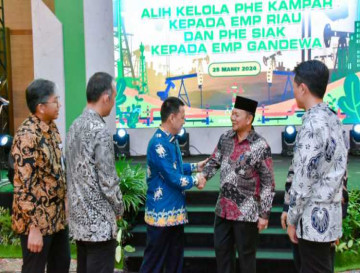 Hadiri Acara Alih Kelola PT PHE kepada PT EMP, Pj Bupati Berharap Sinergitas Tetap Selalu Terjaga