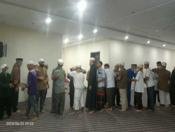 Jelang Tinggalkan Mekkah, Jamaah Kampar Kloter 5 gelar halal bihalal.