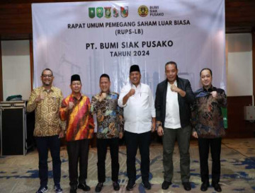 RUPS - LB PT BSP Terkait Pengesahan Rencana Kerja dan Anggaran 2025, Pj Bupati Kampar Minta