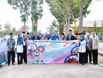 Kadis Dikpora Kabupaten Kampar Hadiri MoU SD Muhammadiyah 019 Bangkinang dan SD Muhammadiyah Kampa