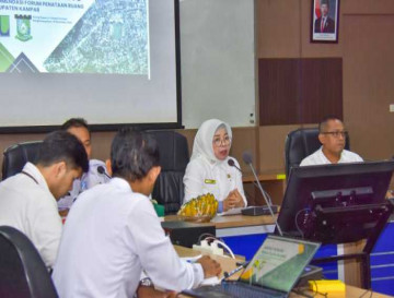 Rapat Forum Penataan Ruang Kab. Kampar,  Bahas Rekomendasi Perencanaan Pola Ruang Kawasan Usaha.