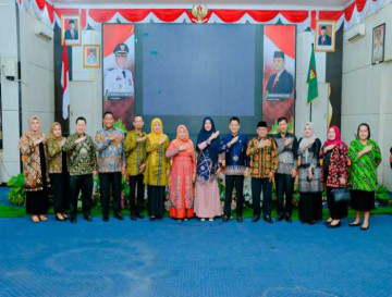 Pj Bupati Kampar Hadiri Pisah Sambut Ketua dan Wakil Ketua PA Bangkinang Kelas IB