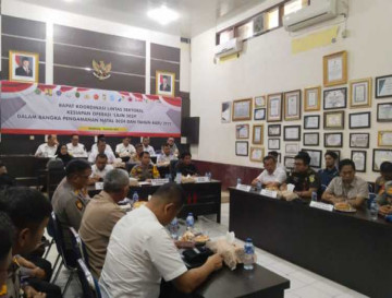 Hadapi Natal danTahun Baru 2025. Polres Kampar Gelar Rapat Operasi Lilin