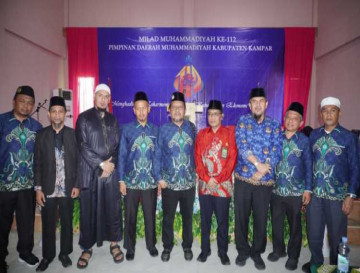 Wakiki Pj Bupati Kampar, Staf Ahli Riedel Fitri Hadiri Resepsi Milad Muhammadiyah ke-112