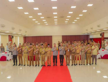 Plh Sekda Kampar Hadiri Sosialisasi PNBP Pelayanan Penyelenggaraan Assessment Center Polri