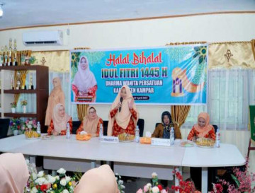 Masih Dalam Bulan Syawal, DWP Kampar Gelar Halal Bihalal