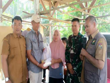 Gencar Tekan Inflasi, Pemkab Kampar Lakukan Operasi Pasar Di Desa Tanjung Belit