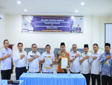 Asisten III Setda Kampar Launching Kegiatan Non Fisik 2025 ,Buka Bimtek Berbasis Konten Budaya Lokal