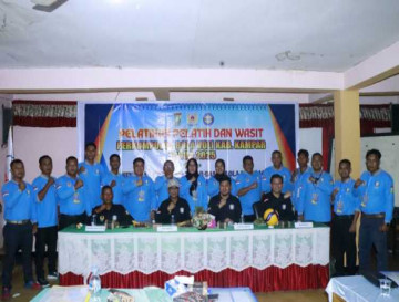 Pengkab PBVSI Kampar Gelar Pelatihan Wasit dan Pelatih untuk 42 Generasi Muda Kampar