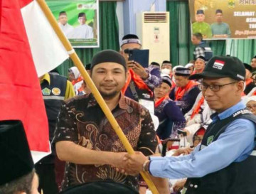 152 JCH Kampar Kloter 06 BTH, Diberangkatkan Dari Embarkasi Batam Menuju Arab Saudi