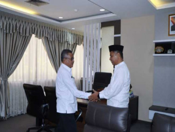 Usai Lepas Jamaah Calon Haji, Bupati Kampar Lakukan Silaturrahmi Dengan Pemko Batam