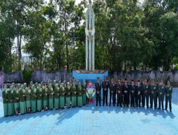 Momen Haru, Upacara Ziarah Nasional HUT ke-80 TNI di Bangkinang