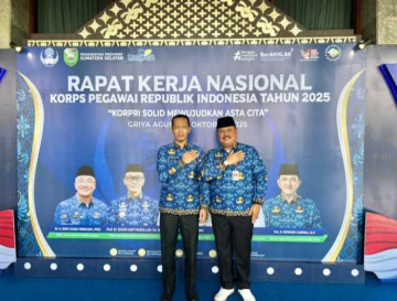 Ketua Korpri Kampar Hadiri Rakernas Korpri 2025 di Palemban
