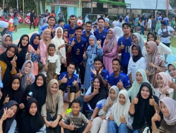 Tim Bola Voli Putra dan Putri Bukit Melintang Lolos Partai Pinal TWC Cup 2025