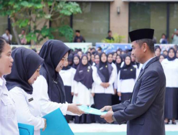 Usai Serahkan SK, Bupati Kampar Hampiri CPNS dan PPPK Kabupaten Kampar.