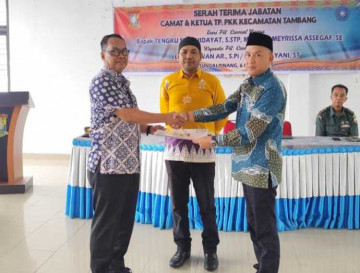 Gantikan Tengku Said Hidayat, Irwan AR Resmi Jabat Plt. Camat Tambang