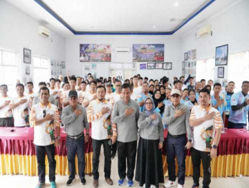 Haornas ke-42, Bupati Kampar Launching Atlit dan Pelatih Kampar Emas