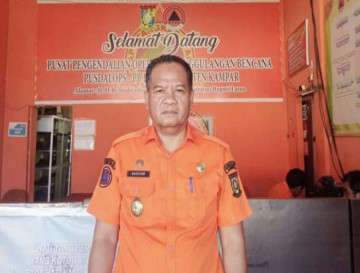 Diberitakan Dokumen Kajian Resiko Bencana tak Rampung,Kalaksa BPBD Kampar  Sampaikan Klasifikasi