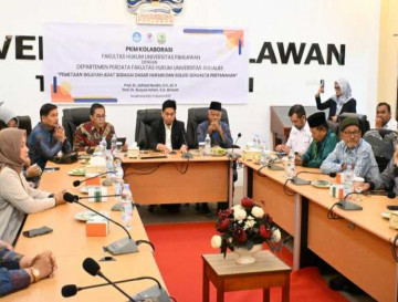 Plt Asisten I Setda Kampar Hadiri PKM Kolaborasi Universitas Pahlawan dan Universitas Andalas