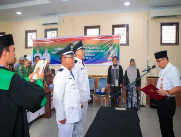 Shendy dan Zakir Resmi dilantik Sebagai Penjabat Kepala Desa