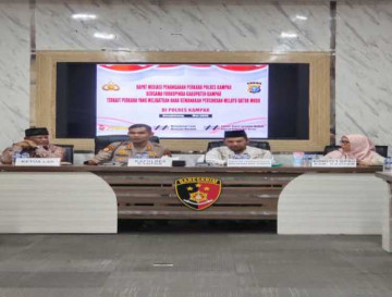 Kapolres Kam, Asisten I Setda Kampar Hadiri Mediasi terkait Tindak Pidana Anak Kemanakan Persukuan.