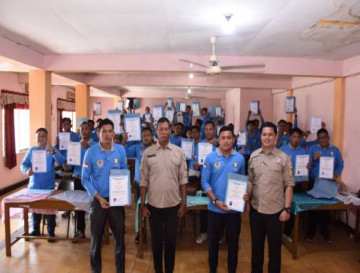 Sebanyak 42 Generasi Muda Voli Kampar Resmi Berlisensi Sebagai Pelatih dan Wasit