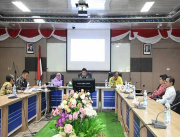 Bupati Kampar Pimpin Langsung Rapat Kerja Dengan PD Kampar Aneka Karya