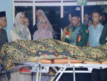 Wkl Bupati Kam Lepas Jenazah Pendamping Desa Hasbi Abdillah, Meninggal Akibat Sengatan Arus Listrik