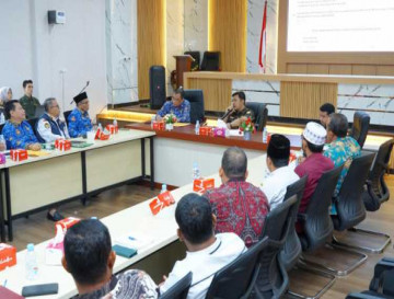 Kadiskominfo Kampar Ikuti Rakor Persiapan Lomba Tertib Pengelolaan Keuangan Desa